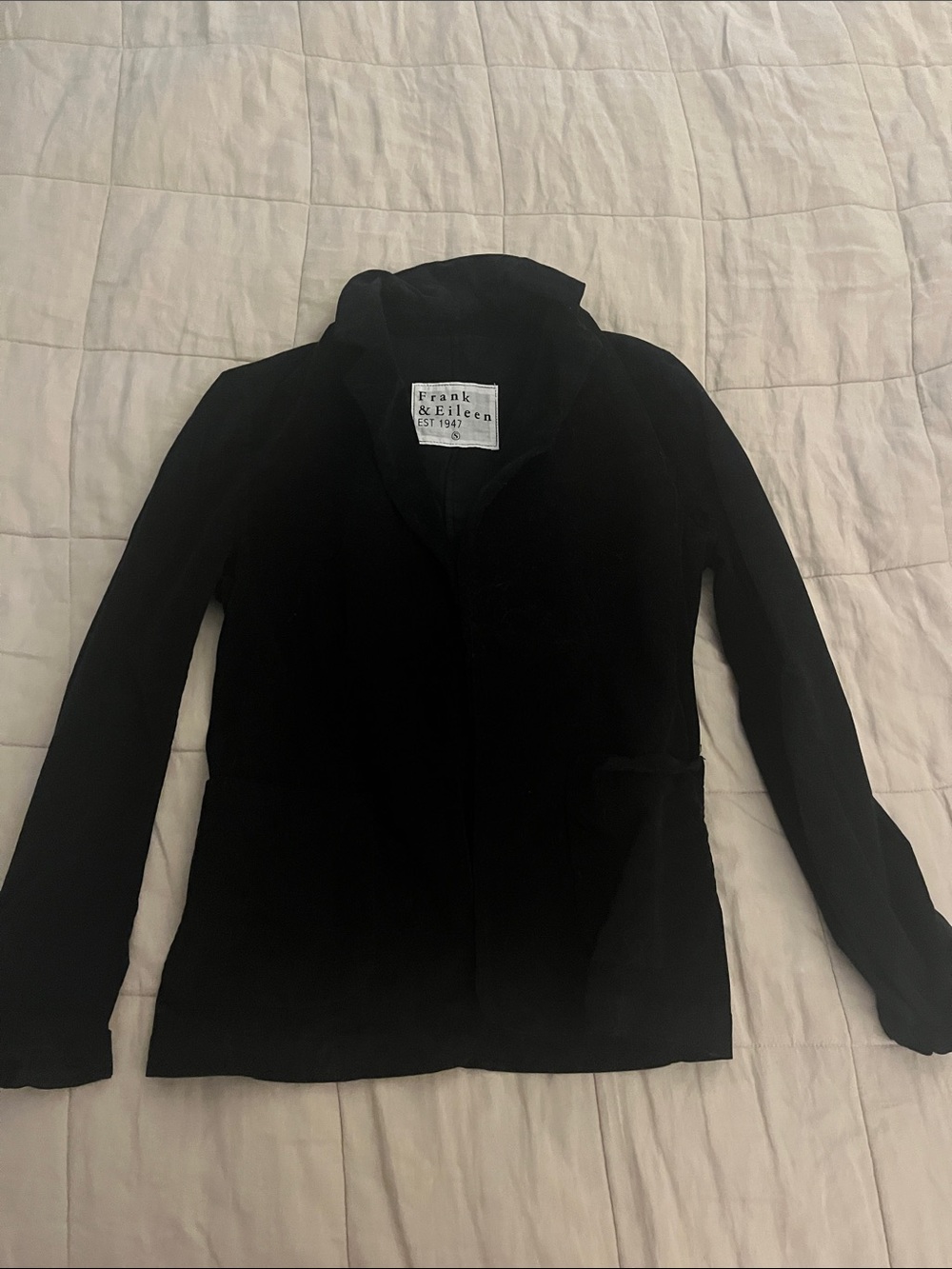 Frank & Eileen Black Tailored Blazer Jacket